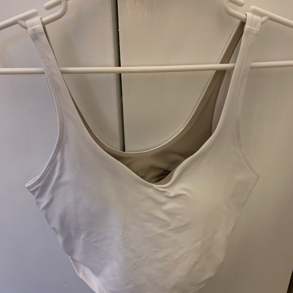White Lululemon Align Tank